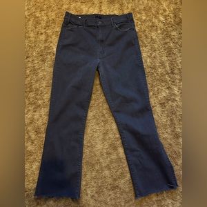 MOTHER Jeans- Hustler Ankle Frayed